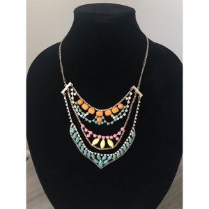 Anthropologie Beaded Statement Necklace